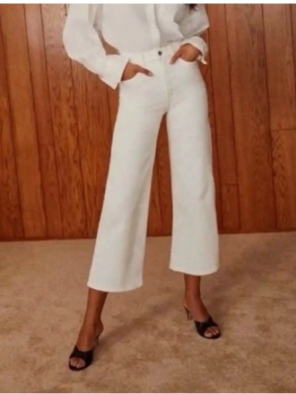 Denim Forum - The Joan Wide Leg Jeans size 28